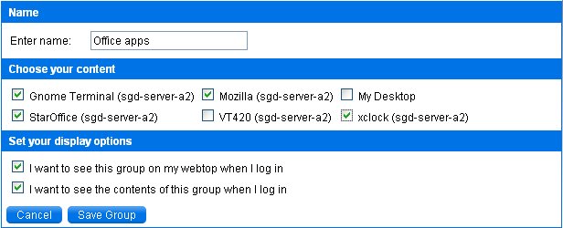 Creating a New Group Using the Edit Groups Tab