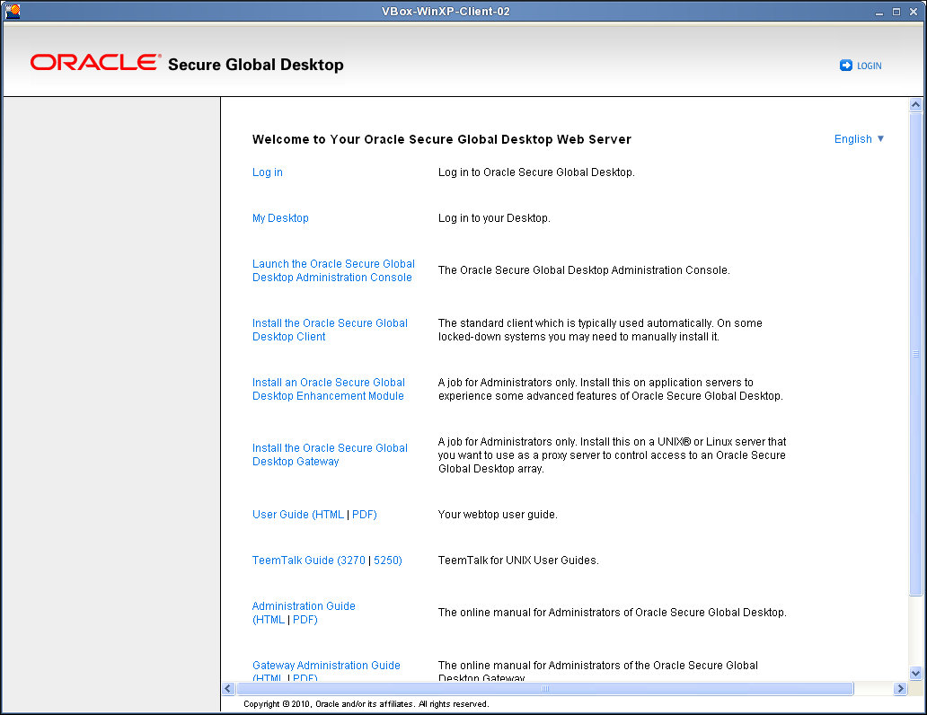 Welcome Page
